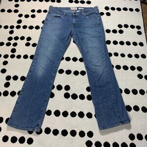 Vintage Y2K Old Navy Boot Cut Jeans Ultra Low Waist Faded Light Wash Denim